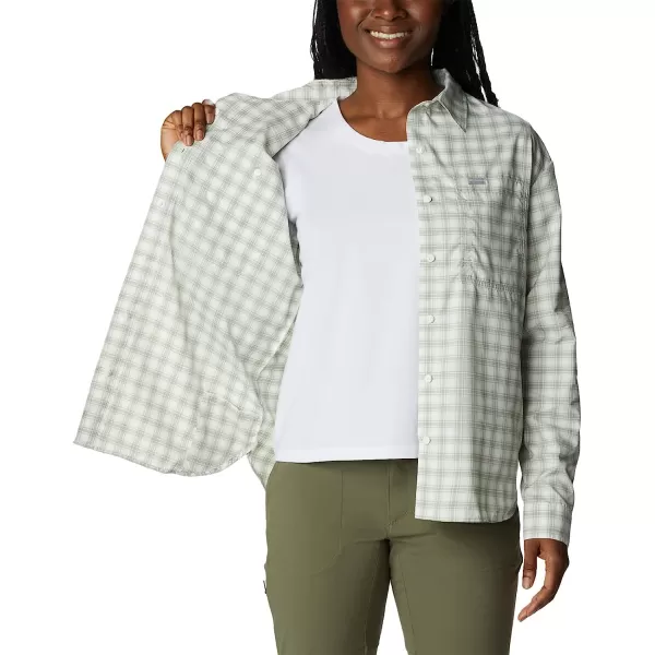 imageColumbia Womens Silver Ridge Utility Patterned Long Sleeve ShirtWhitePeak Plaid