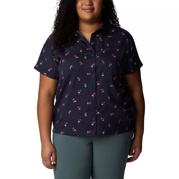 imageColumbia Womens Silver Ridge Utility Short Sleeve ShirtNocturnalBaja Blitz