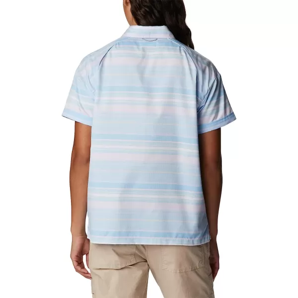 imageColumbia Womens Silver Ridge Utility Short Sleeve ShirtPurple TintPainted Hills Stripe