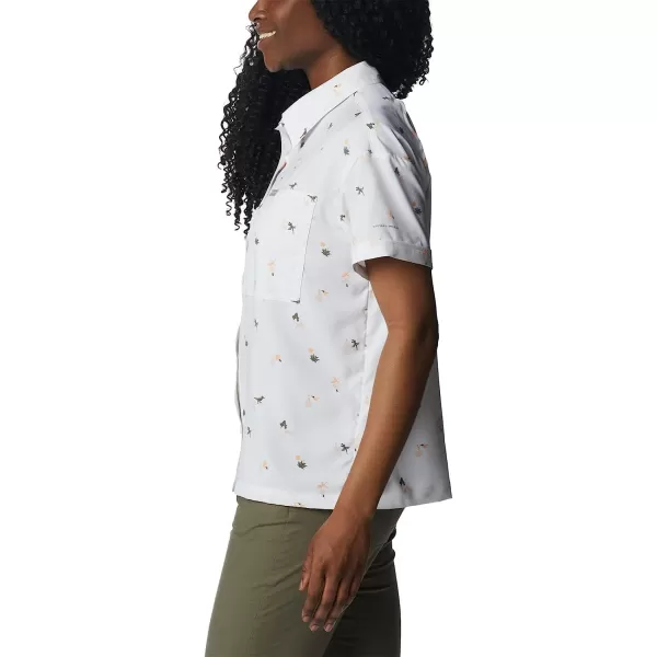 imageColumbia Womens Silver Ridge Utility Short Sleeve ShirtWhiteBaja Blitz