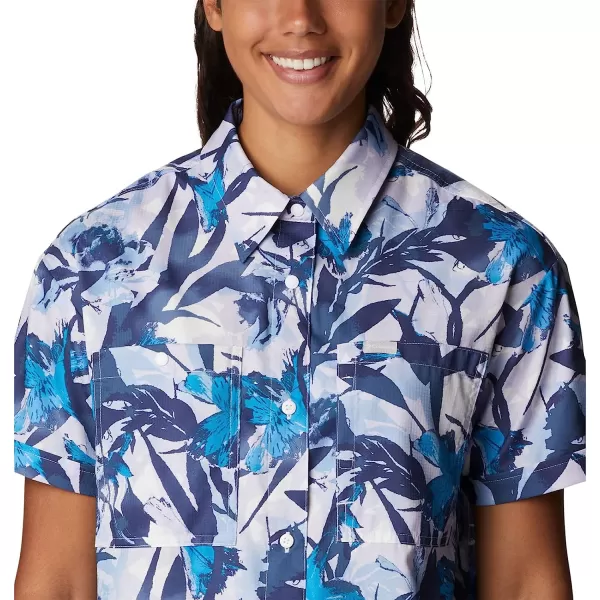 imageColumbia Womens Silver Ridge Utility Short Sleeve ShirtWhiteFloriculture