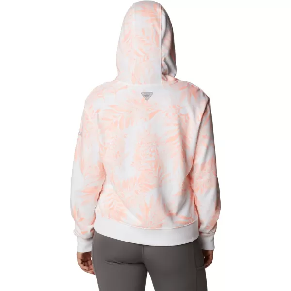 imageColumbia Womens Slack Water French Terry HoodieTiki PinkPalmetto Print