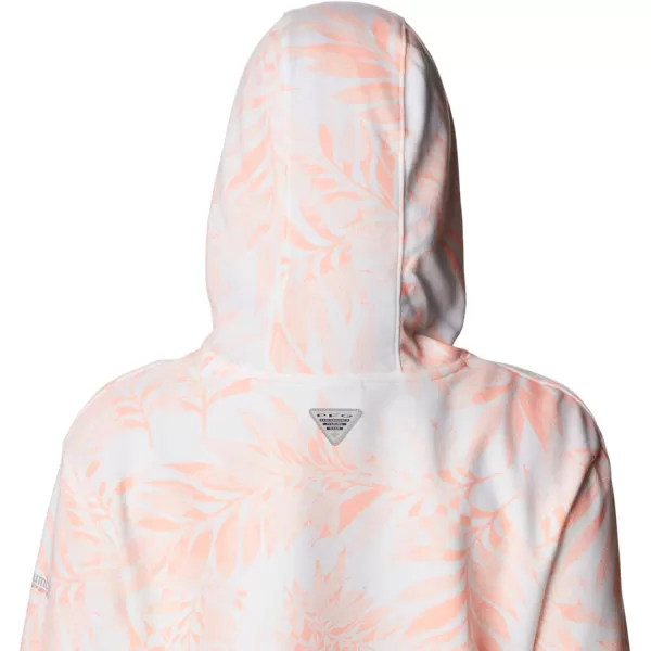 imageColumbia Womens Slack Water French Terry HoodieTiki PinkPalmetto Print