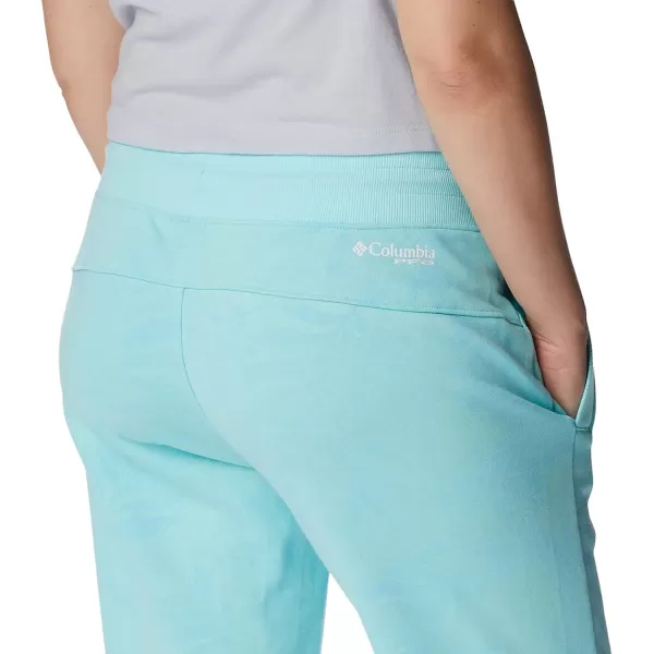 imageColumbia Womens Slack Water French Terry JoggerGulf StreamPalmetto Print