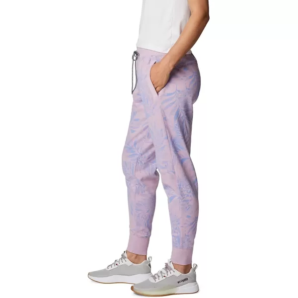 imageColumbia Womens Slack Water French Terry JoggerSerenityPalmetto Print