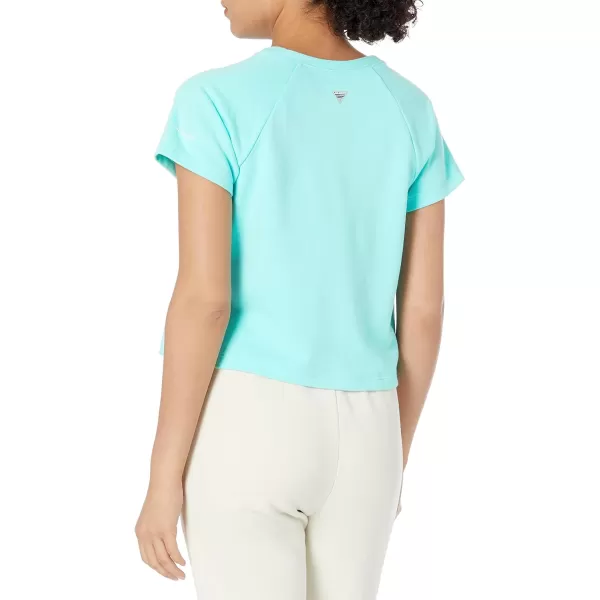 imageColumbia Womens Slack Water French Terry Short Sleeve ShirtGulf Stream