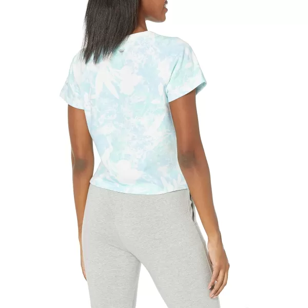 imageColumbia Womens Slack Water French Terry Short Sleeve ShirtSpring Blue Skydye