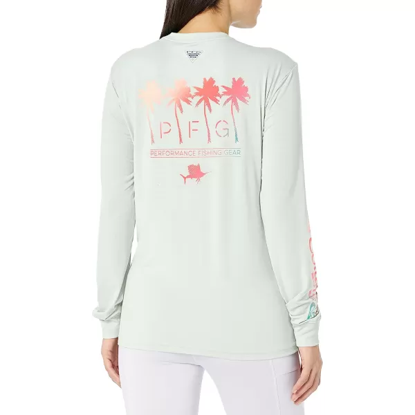 imageColumbia Womens Slack Water Graphic Boyfriend Long SleeveCool GreenLas Palmas