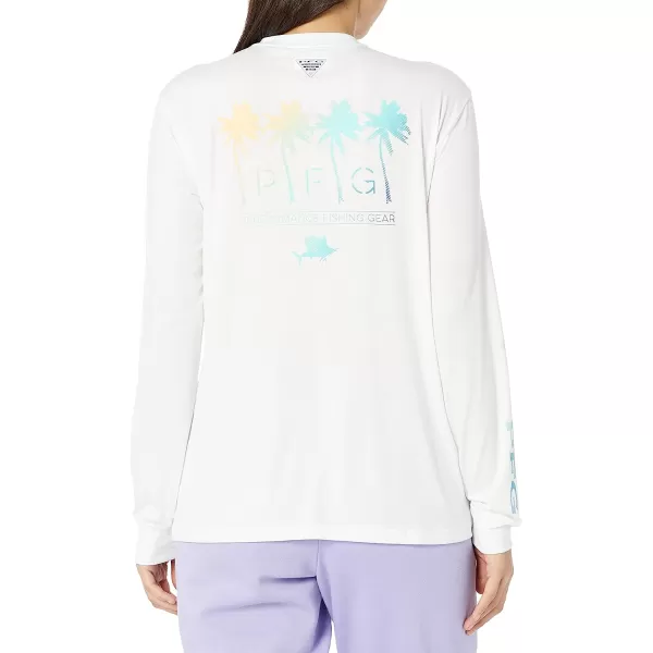 imageColumbia Womens Slack Water Graphic Boyfriend Long SleeveWhiteLas Palmas