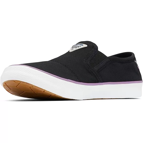 imageColumbia Womens Slack Water PFG Slip Boat ShoeBlackDark Lavender
