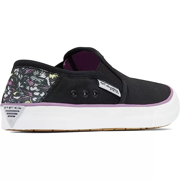 imageColumbia Womens Slack Water PFG Slip Boat ShoeBlackDark Lavender