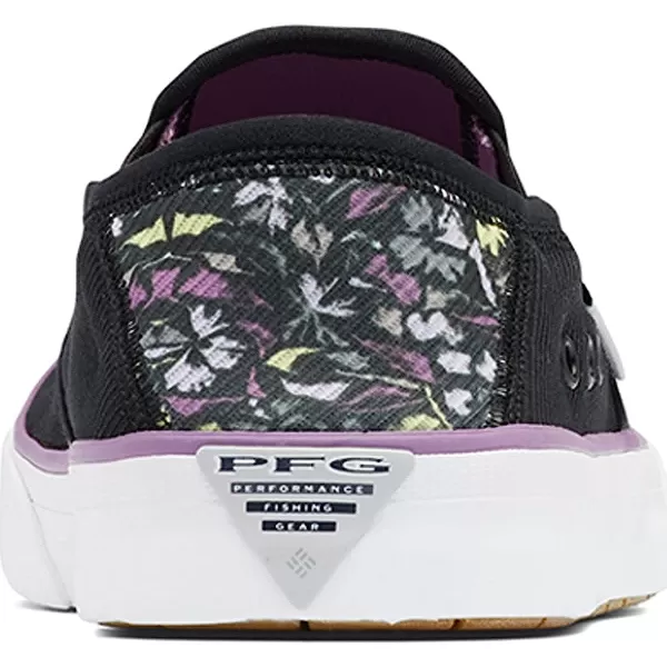 imageColumbia Womens Slack Water PFG Slip Boat ShoeBlackDark Lavender