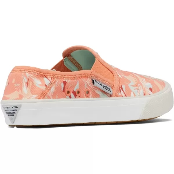 imageColumbia Womens Slack Water PFG Slip Boat ShoeBright PeachIcy Morn