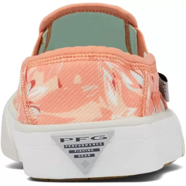 imageColumbia Womens Slack Water PFG Slip Boat ShoeBright PeachIcy Morn