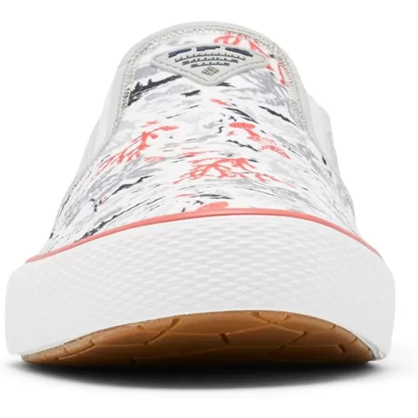 imageColumbia Womens Slack Water PFG Slip Boat ShoeSlate GreyRed Coral