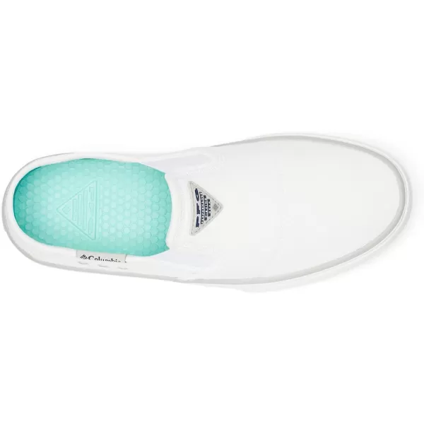 imageColumbia Womens Slack Water PFG Slip Boat ShoeWhiteSlate Grey