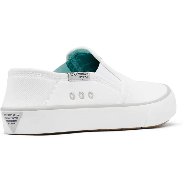 imageColumbia Womens Slack Water PFG Slip Boat ShoeWhiteSlate Grey