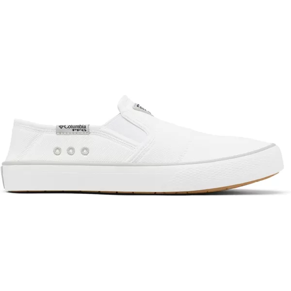 imageColumbia Womens Slack Water PFG Slip Boat ShoeWhiteSlate Grey