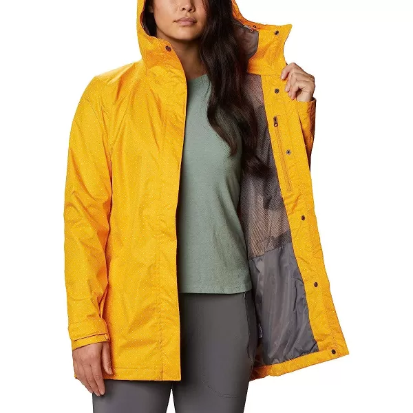 imageColumbia Womens Splash a Little Ii JacketBright Gold Spacey Dot Print