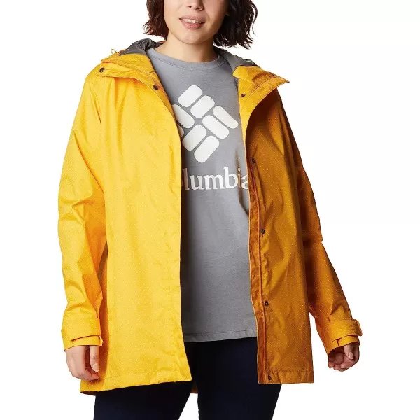 imageColumbia Womens Splash a Little Ii JacketBright Gold Spacey Dot Print