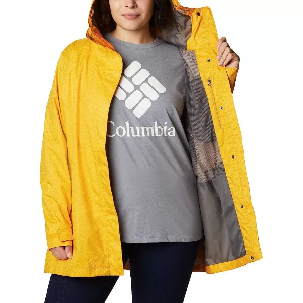 imageColumbia Womens Splash a Little Ii JacketBright Gold Spacey Dot Print