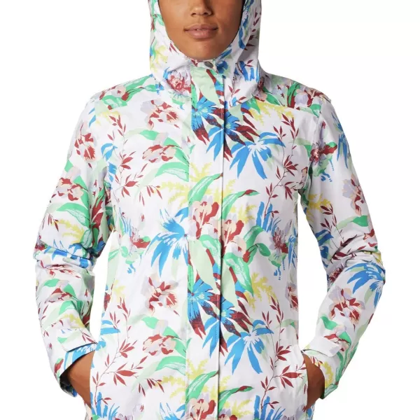 imageColumbia Womens Splash a Little Ii JacketDark Lime Magnolia Floral Print