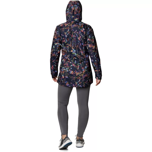 imageColumbia Womens Splash a Little Ii JacketDark Nocturnal Florescence Print
