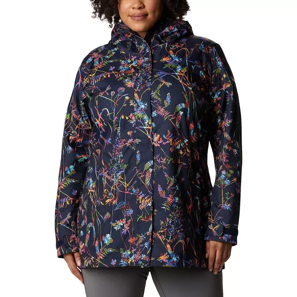 imageColumbia Womens Splash a Little Ii JacketDark Nocturnal Florescence Print