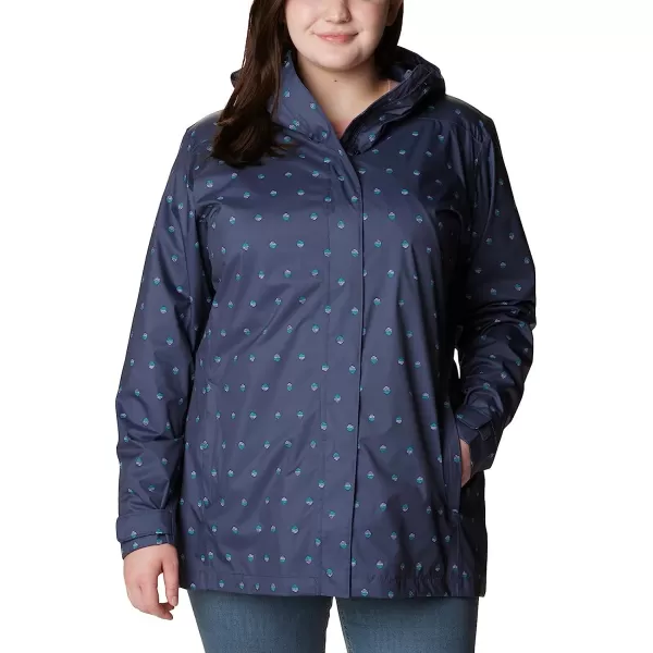 imageColumbia Womens Splash a Little Ii JacketNocturnal Swell Dots Print