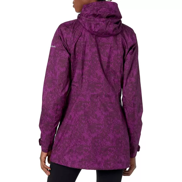 imageColumbia Womens Splash a Little Ii JacketPlum Florescence Print