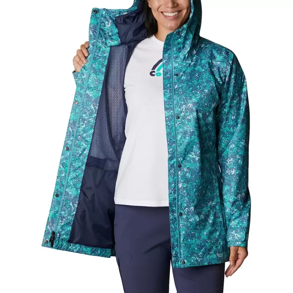 imageColumbia Womens Splash a Little Ii JacketSea Wave Dotty Disguise Print
