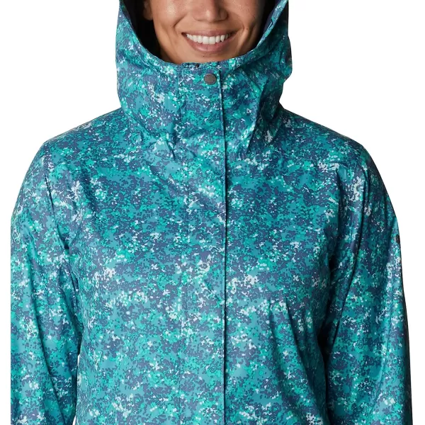 imageColumbia Womens Splash a Little Ii JacketSea Wave Dotty Disguise Print