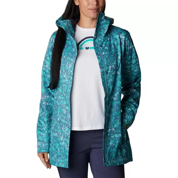 imageColumbia Womens Splash a Little Ii JacketSea Wave Dotty Disguise Print