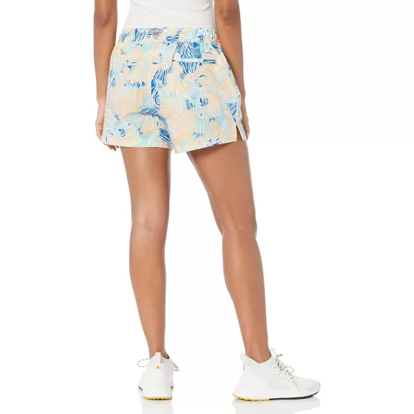 imageColumbia Womens Standard Super Slack Stretch Water ShortBlue Macaw Tropic Blend
