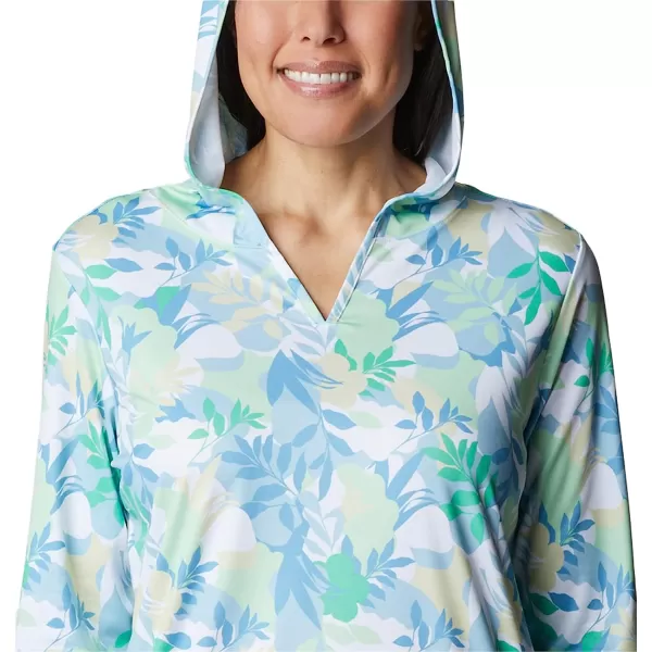 imageColumbia Womens Summerdry Coverup Printed TunicKey WestFloriated