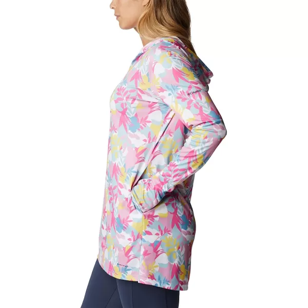 imageColumbia Womens Summerdry Coverup Printed TunicWhiteFloriated
