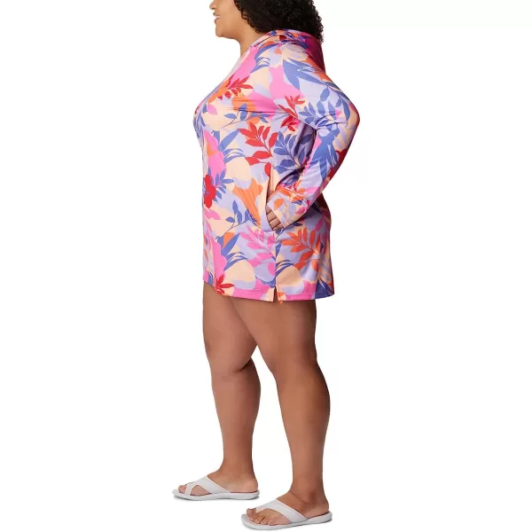 imageColumbia Womens Summerdry Coverup Printed TunicWild GeraniumFloriated