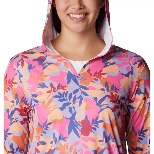 imageColumbia Womens Summerdry Coverup Printed TunicWild GeraniumFloriated
