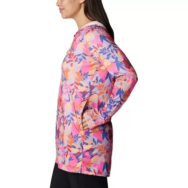 imageColumbia Womens Summerdry Coverup Printed TunicWild GeraniumFloriated