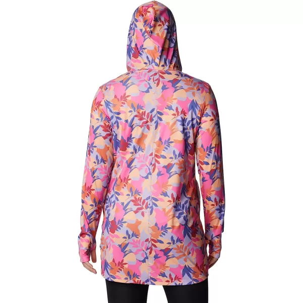 imageColumbia Womens Summerdry Coverup Printed TunicWild GeraniumFloriated