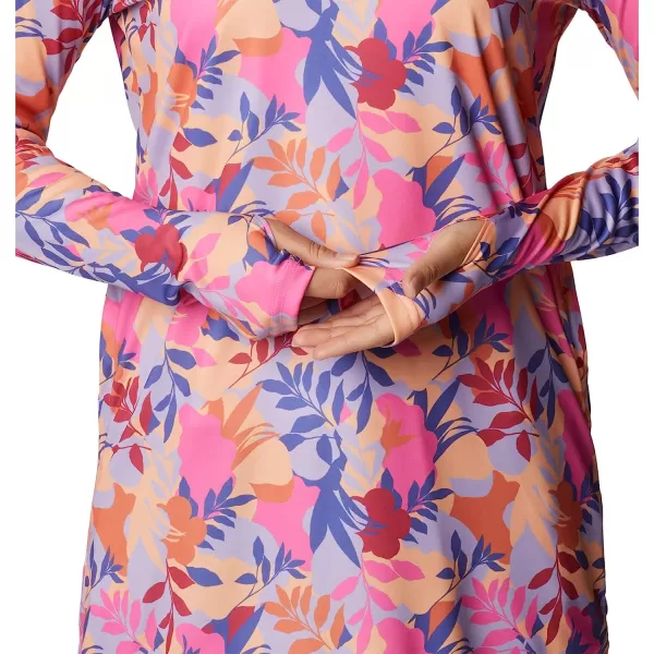 imageColumbia Womens Summerdry Coverup Printed TunicWild GeraniumFloriated