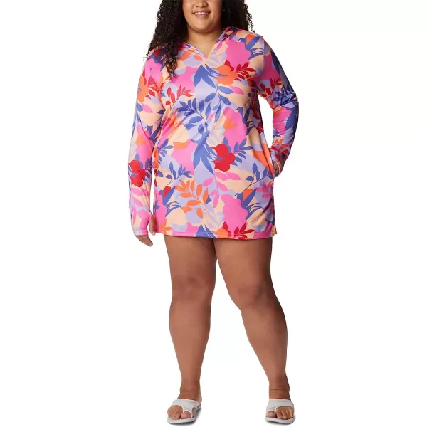 imageColumbia Womens Summerdry Coverup Printed TunicWild GeraniumFloriated
