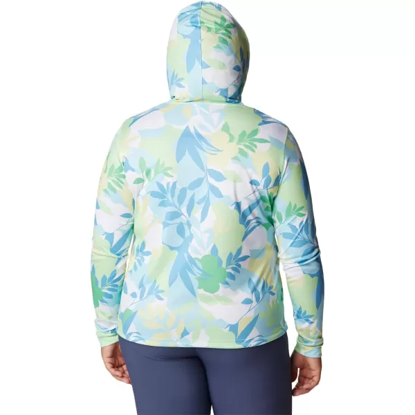 imageColumbia Womens Summerdry Long Sleeve Printed HoodieKey WestFloriated