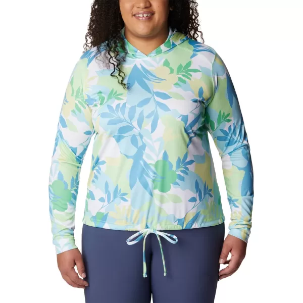 imageColumbia Womens Summerdry Long Sleeve Printed HoodieKey WestFloriated