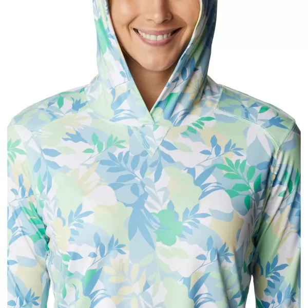 imageColumbia Womens Summerdry Long Sleeve Printed HoodieKey WestFloriated