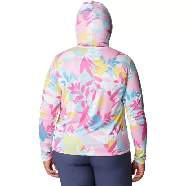 imageColumbia Womens Summerdry Long Sleeve Printed HoodieWhiteFloriated
