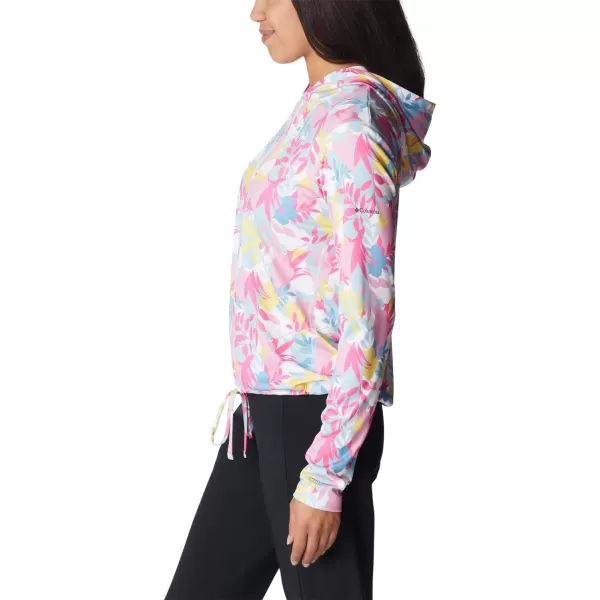imageColumbia Womens Summerdry Long Sleeve Printed HoodieWhiteFloriated