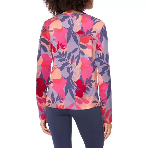 imageColumbia Womens Summerdry Long Sleeve Printed TeeWild GeraniumFloriated