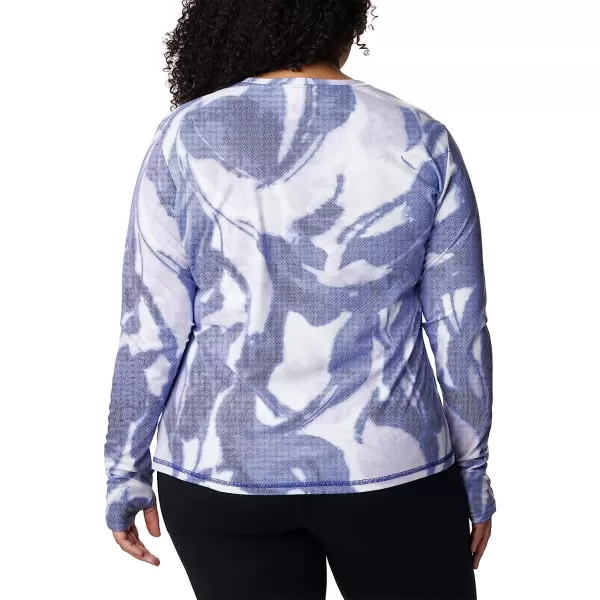 imageColumbia Womens Sun Deflector Summerdry Long Sleeve ShirtDark SapphireBloomdye