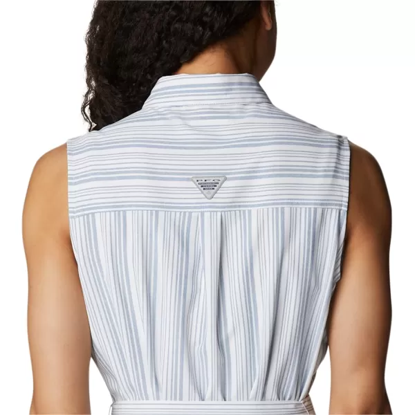 imageColumbia Womens Sun Drifter Woven Dress IiCarbon Vertical Stripe